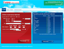 Tablet Screenshot of letenky.fifo.sk